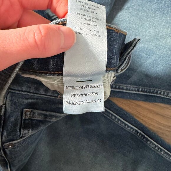 Everlane Uniform Slim 4 Way Stretch Organic Jeans Size 31x32 NWOT - Picture 3 of 4